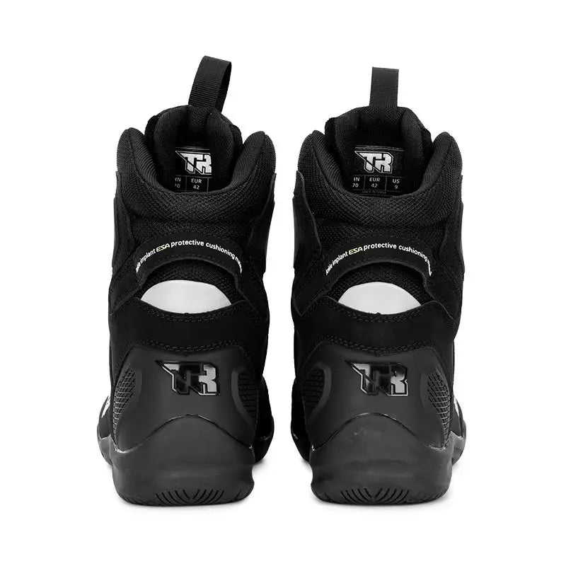 Men’s Leather Motorcycle Boots – Waterproof & Anti-Fall