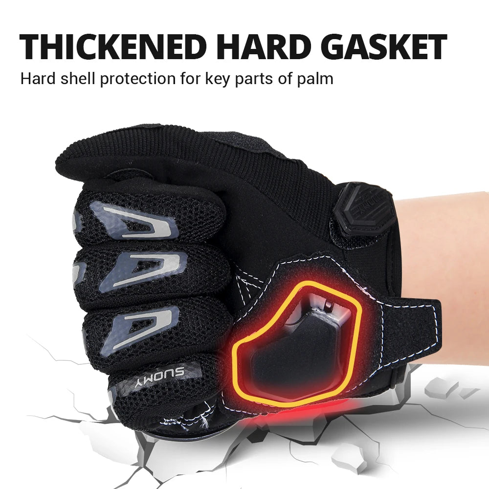 Summer Mesh Motorcycle Gloves – Breathable Touchscreen