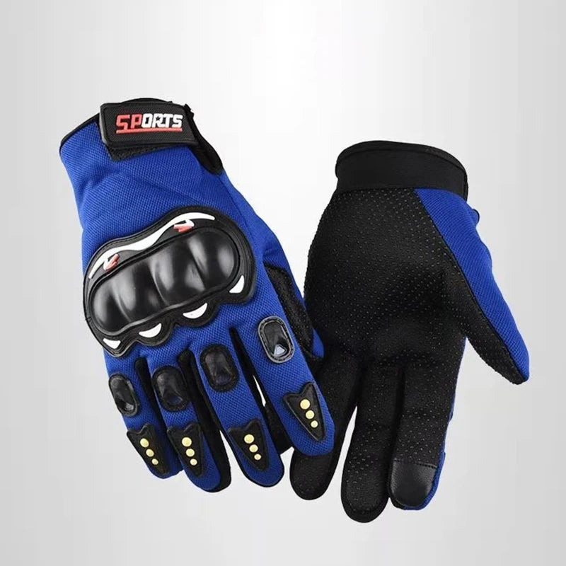 Motorcycle Mtb Gloves Men Cycling Knuckle Protection Glove Touchscreen Motocross Race Camping Breathable Non-slip Workshop Glove