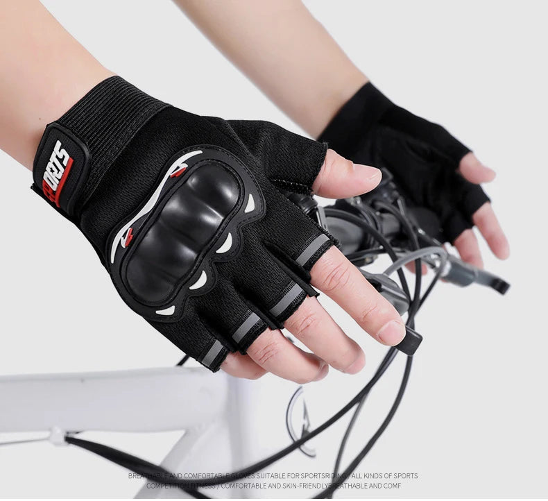 Motorcycle Mtb Gloves Men Cycling Knuckle Protection Glove Touchscreen Motocross Race Camping Breathable Non-slip Workshop Glove