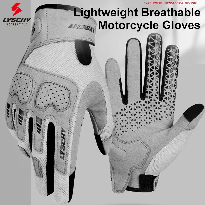 Summer Motorcycle Riding Gloves – Breathable Touchscreen