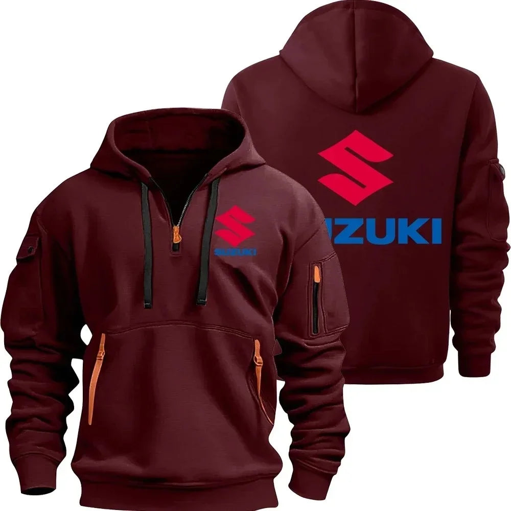 Racing Team Half-Zip Hooded Jacket for Men
