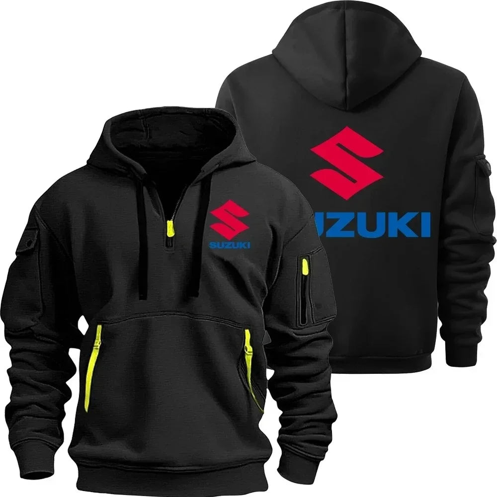 Racing Team Half-Zip Hooded Jacket for Men