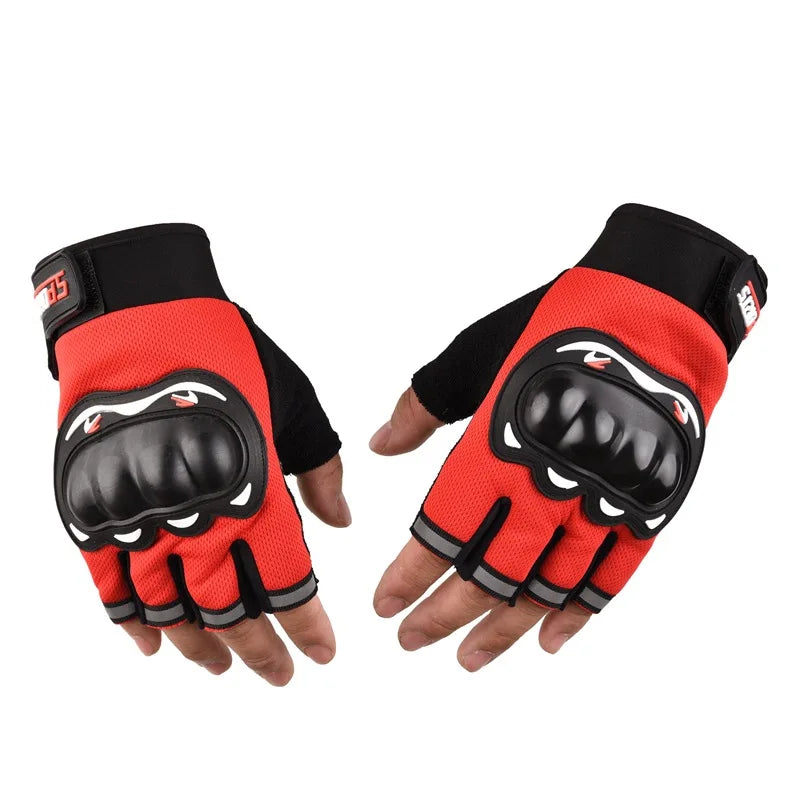 Breathable Protective Men's Motorcycle Gloves Outdoor Sports Finger Racing Gloves for Motorcycle Riding Hard Shell Gloves