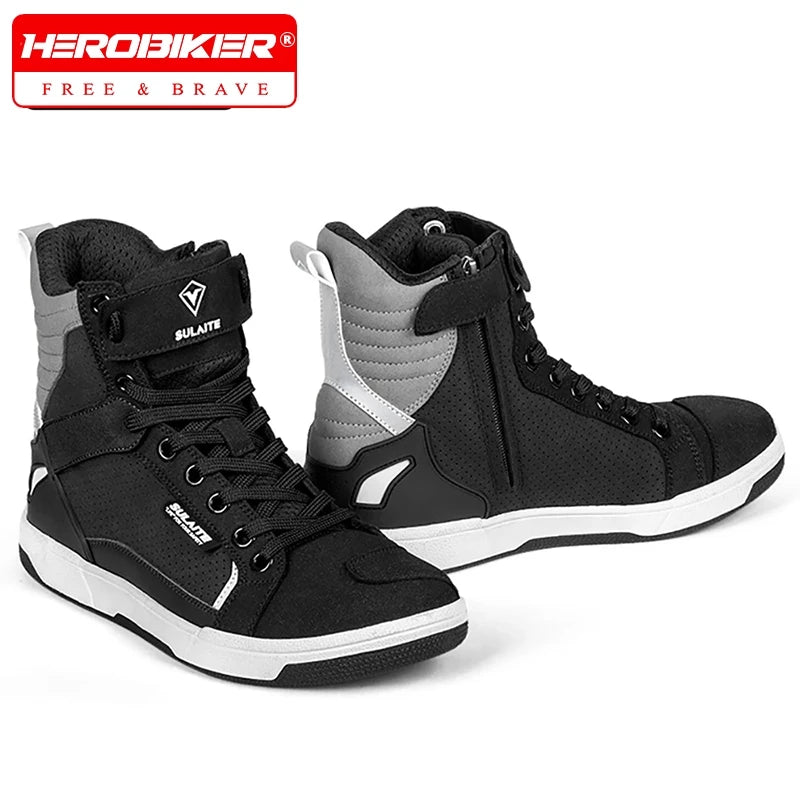 All-Season Anti-Slip Motorcycle Riding Sneakers