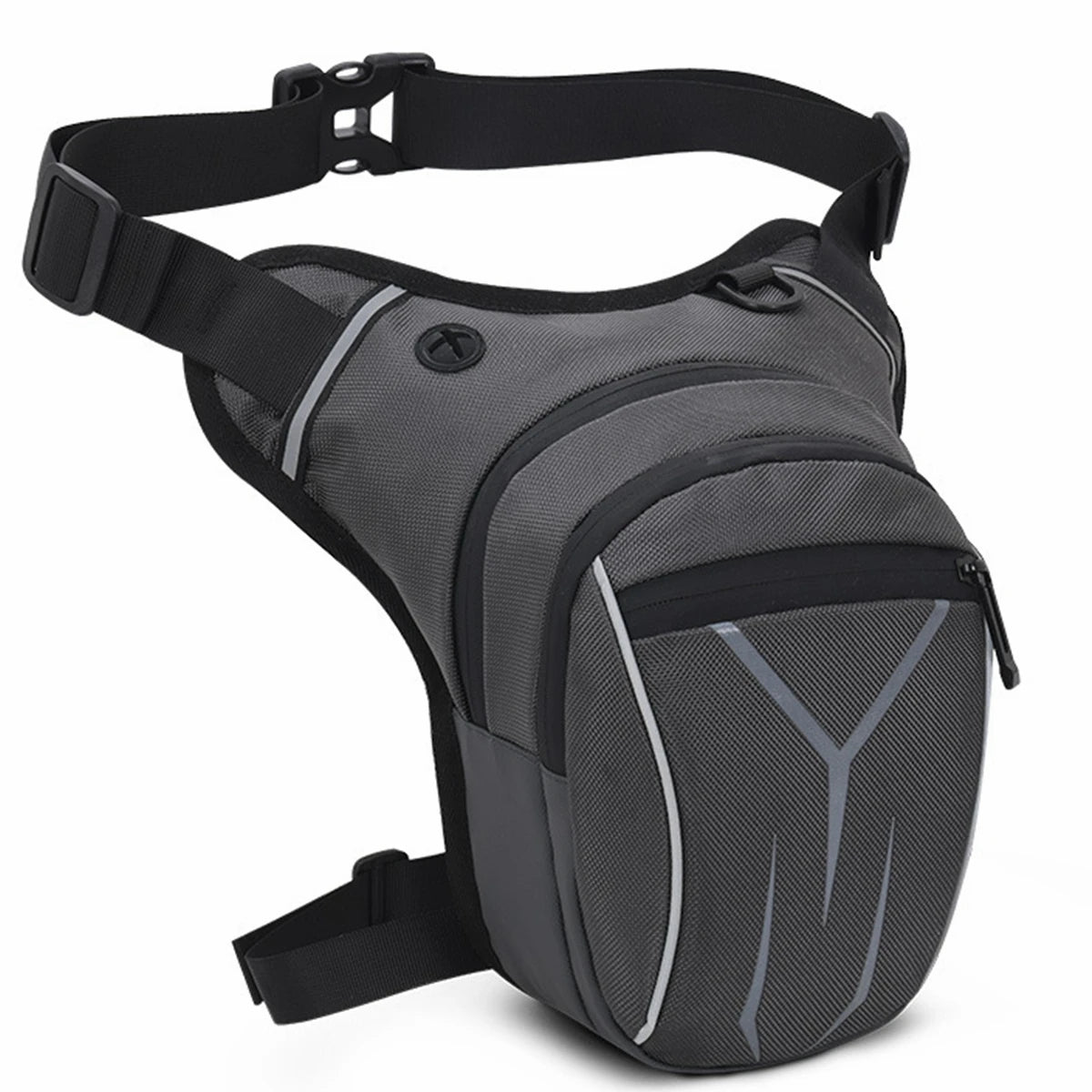Grey A Color Name Waterproof Tactical Drop Leg Bag for Motorcycle Travel