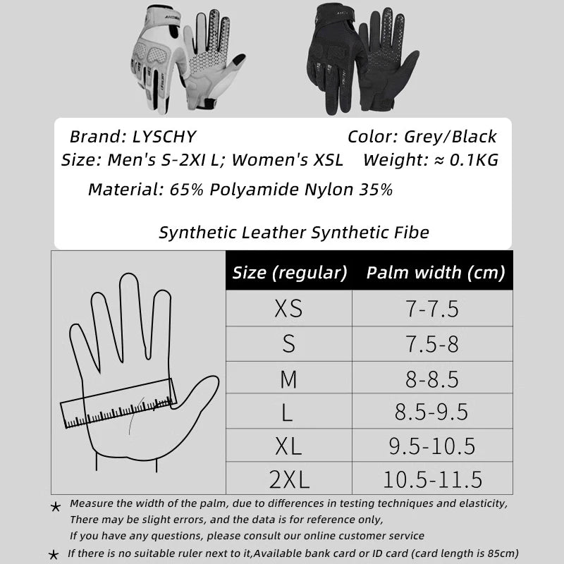 Summer Motorcycle Riding Gloves – Breathable Touchscreen