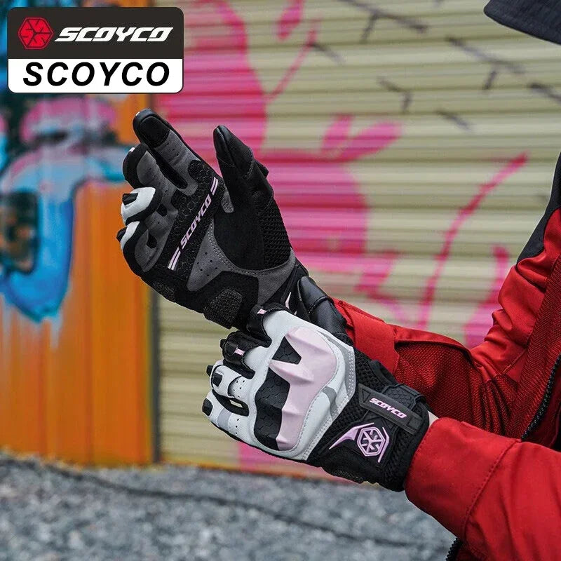 Motorcycle Riding Gloves Full Finger – Touchscreen Protection