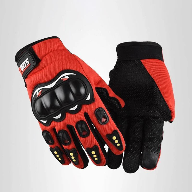 Motorcycle Mtb Gloves Men Cycling Knuckle Protection Glove Touchscreen Motocross Race Camping Breathable Non-slip Workshop Glove