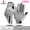 GW021-Gray-Women Color Summer Motorcycle Riding Gloves – Breathable Touchscreen